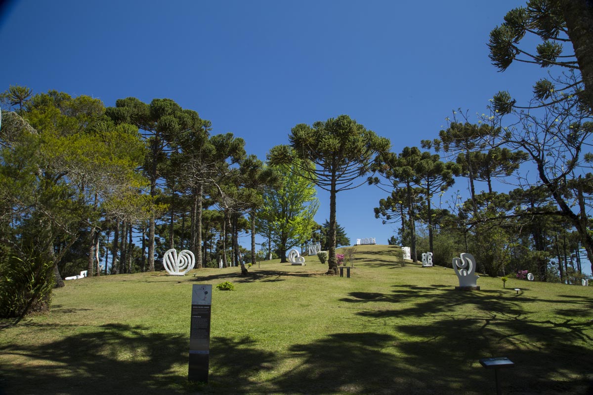 Jardim de esculturas do Museu Felícia Leirner